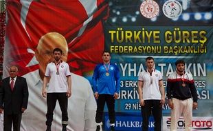 Ayhan Taşkın U23 Erkekler Serbest Güreş Türkiye Şampiyonası İkinci Günü Sona Erdi