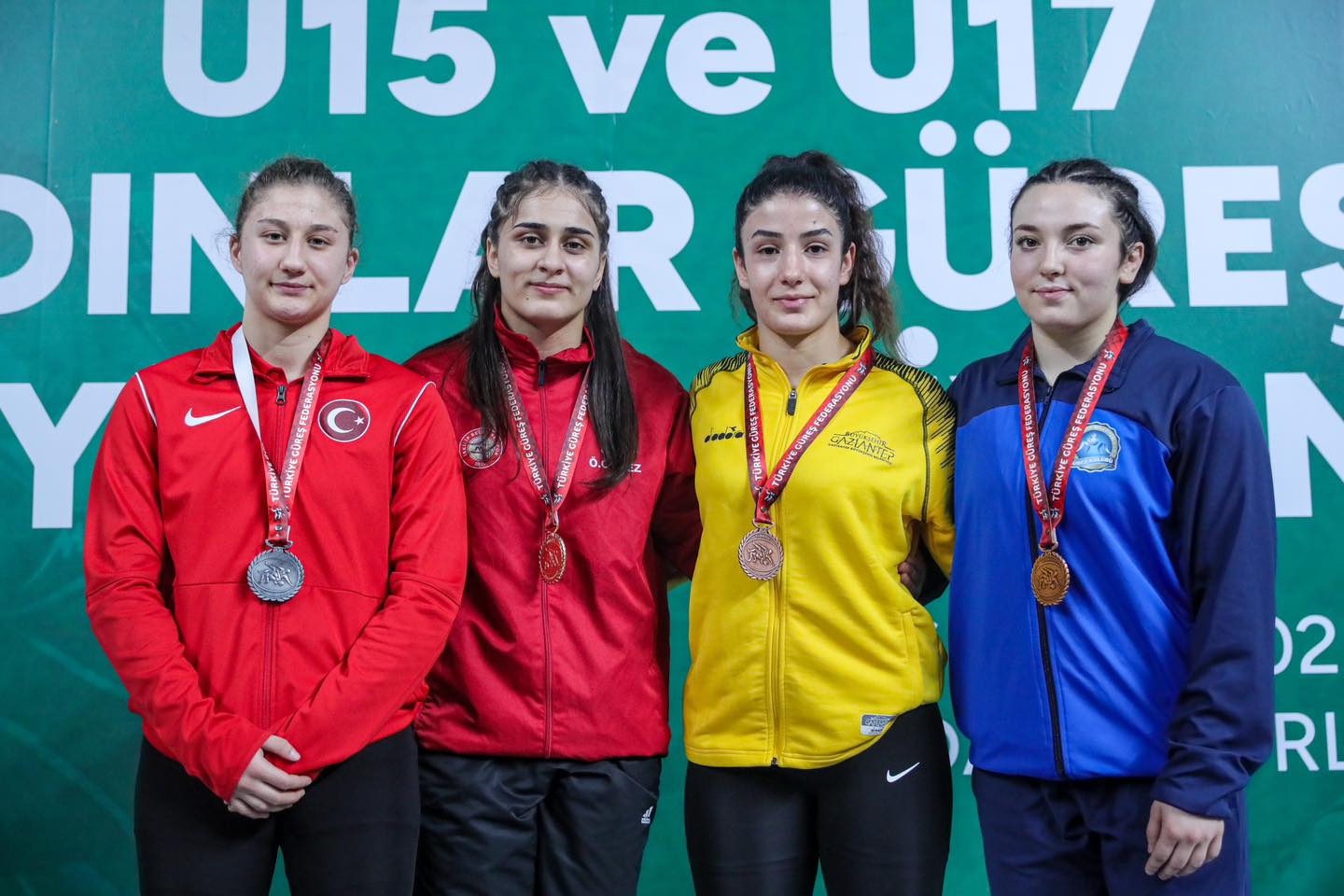 U17 Kadınlar Güreş Türkiye Şampiyonası Sona Erdi.