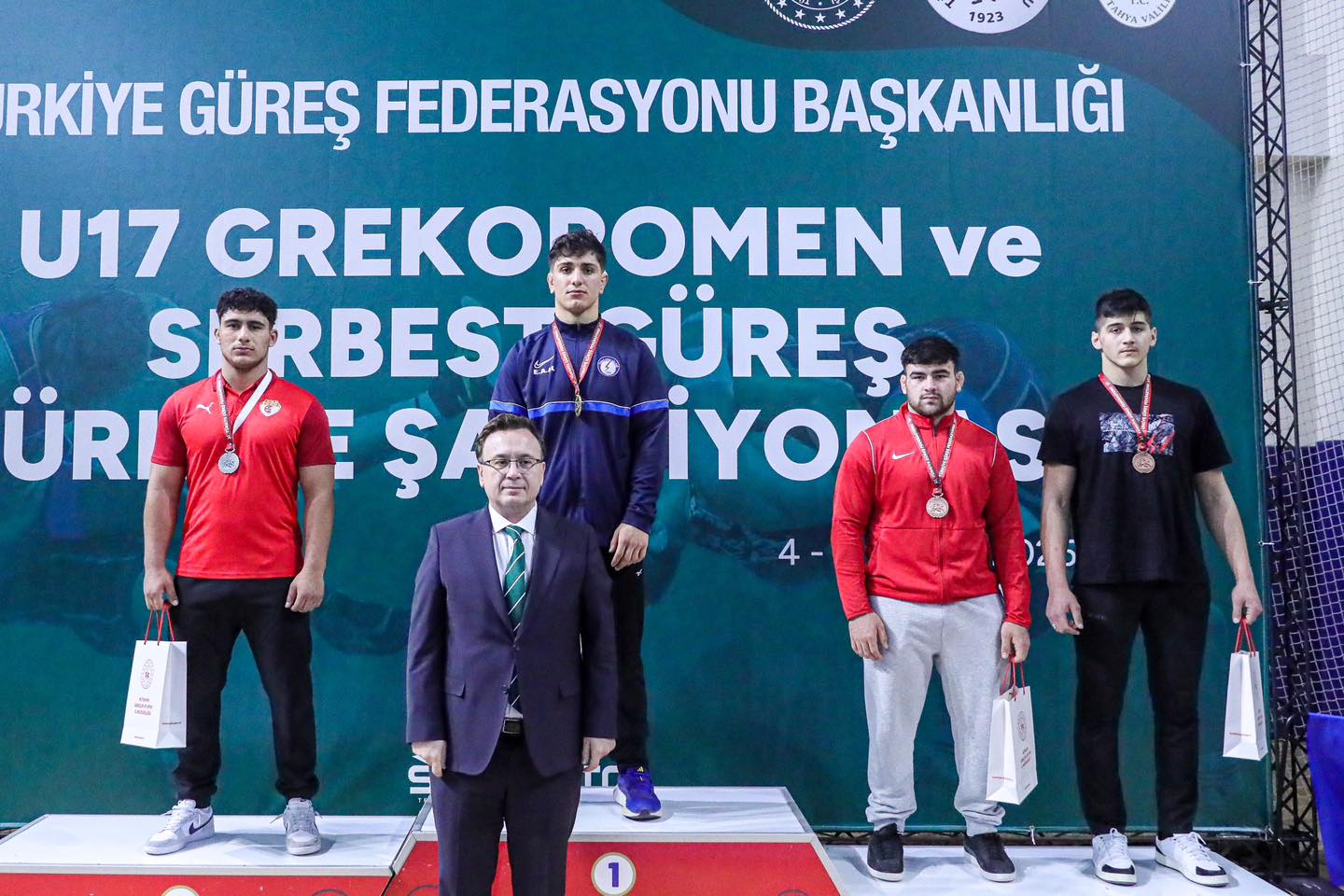 U17 Serbest Güreş Türkiye Şampiyonası sona erdi.