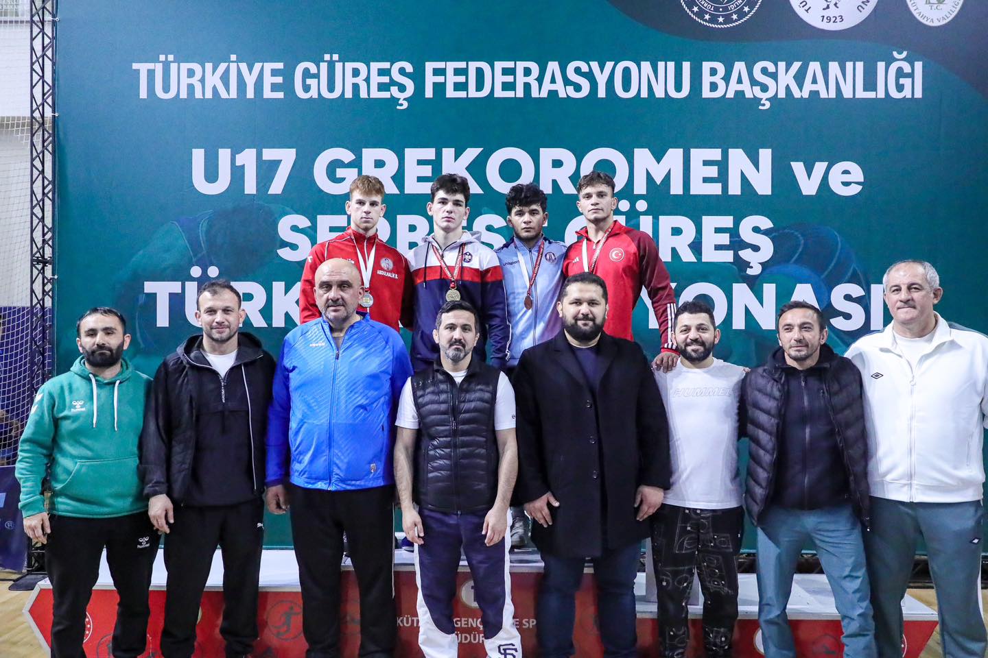 U17 Grekoromen Güreş Türkiye Şampiyonası sona erdi.