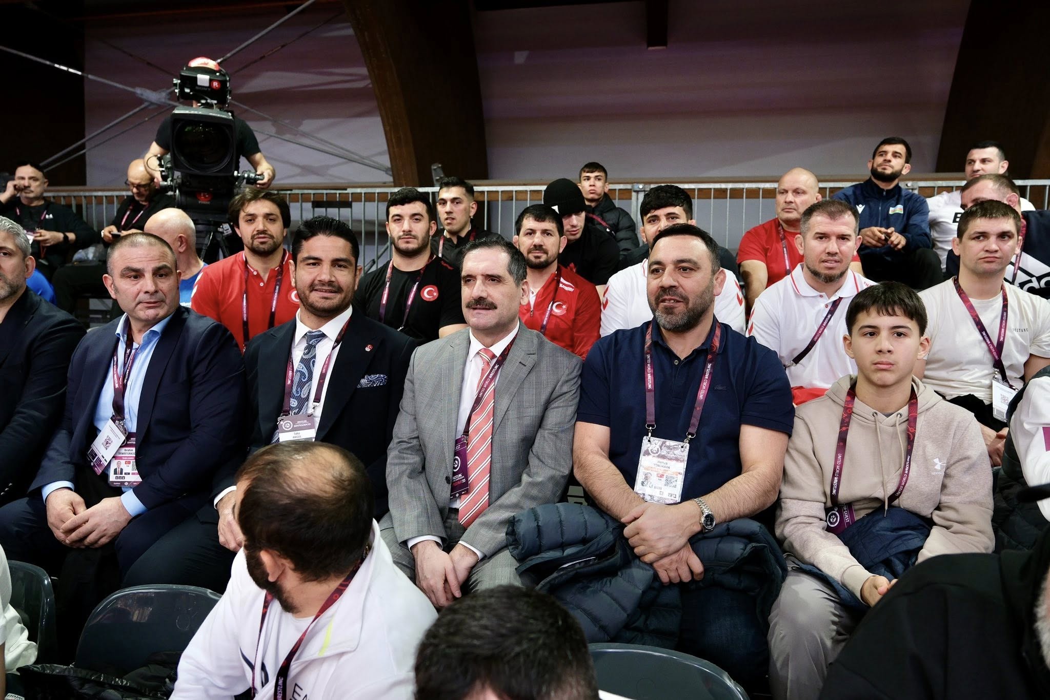 Gençlik ve Spor Bakan Yardımcımız Avrupa,Dünya,Olimpiyat Şampiyonumuz Hamza Yerlikaya, Avrupa Güreş Şampiyonası için Bratislavaya geldi.