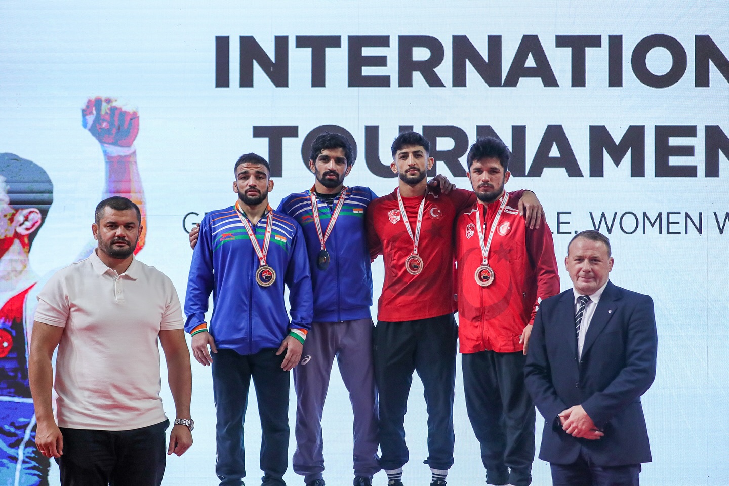 Uluslararası Uluslarası Yaşar Doğu, Vehbi Emre ve Hamit Kaplan Turnuvası Turnuvası Serbest Stilde 5 Siklette Final Müsabakaları ile Tamamlandı.